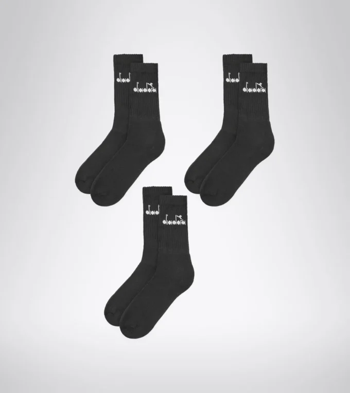 Lot de 3 paires de chaussettes mi-hautes Lot de chaussettes mi-hautes – Trois paires – Unisexe