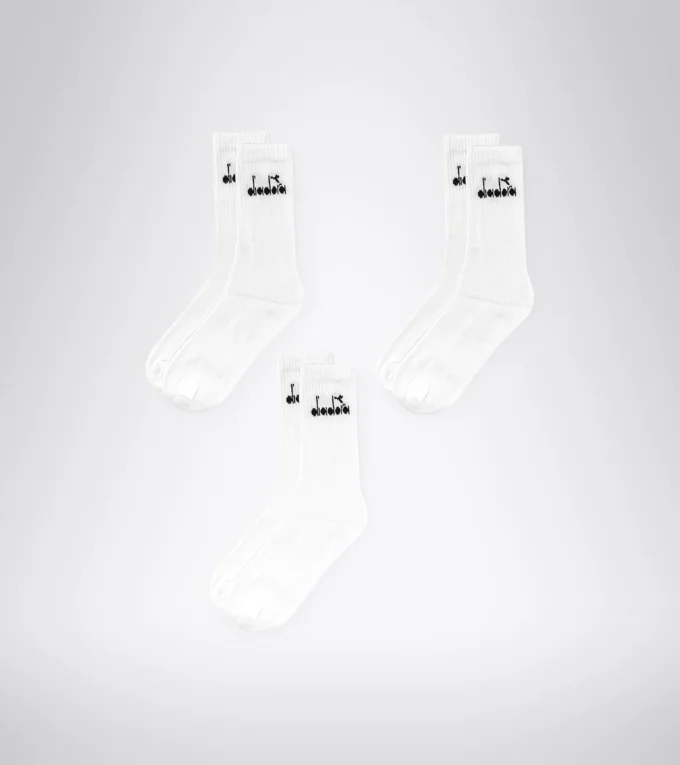 Lot de 3 paires de chaussettes mi-hautes Lot de chaussettes mi-hautes – Trois paires – Unisexe