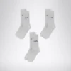 Lot de 3 paires de chaussettes mi-hautes Lot de chaussettes mi-hautes – Trois paires – Unisexe