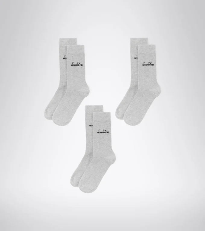 Lot de 3 paires de chaussettes mi-hautes Lot de chaussettes mi-hautes – Trois paires – Unisexe