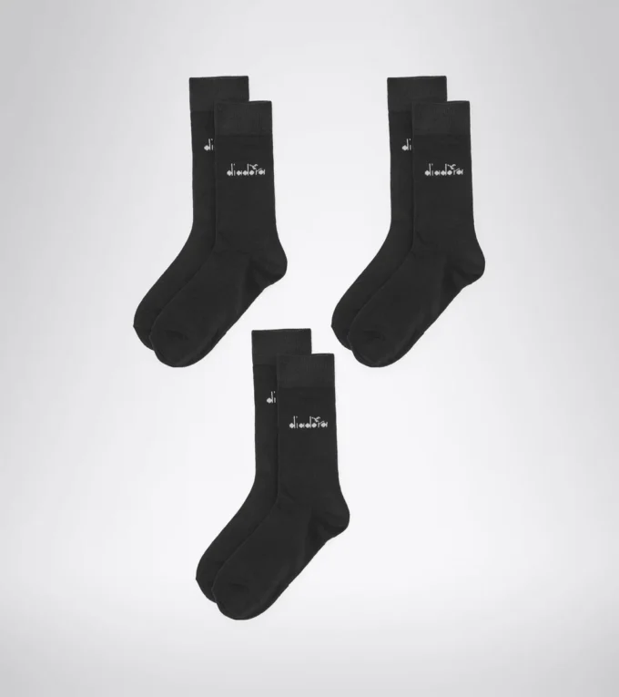 Lot de 3 paires de chaussettes mi-hautes Lot de chaussettes mi-hautes – Trois paires – Unisexe
