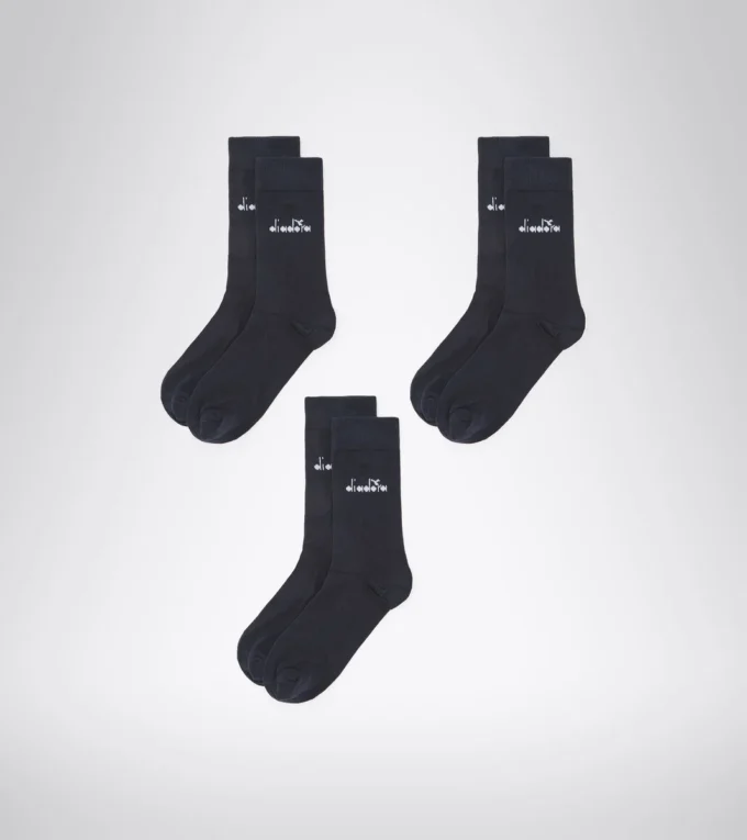 Lot de 3 paires de chaussettes mi-hautes Lot de chaussettes mi-hautes – Trois paires – Unisexe