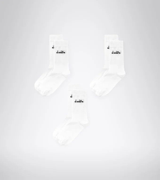 Lot de 3 paires de chaussettes mi-hautes Lot de chaussettes mi-hautes – Trois paires – Unisexe