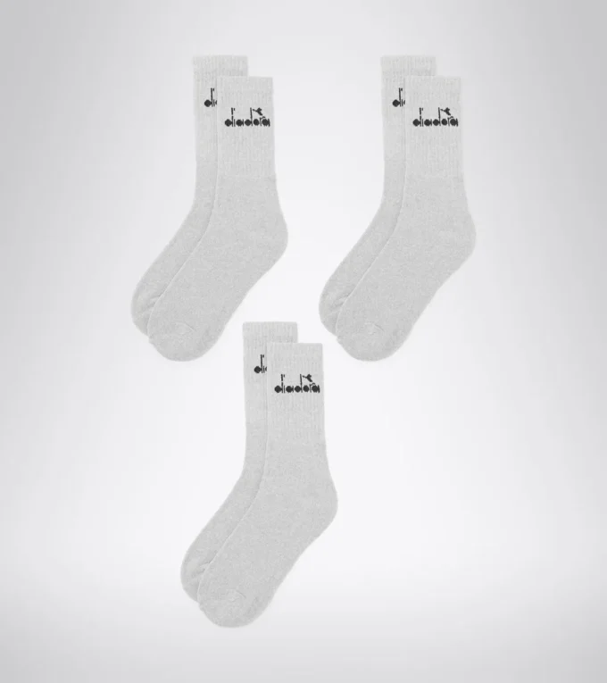 Lot de 3 paires de chaussettes mi-hautes Lot de chaussettes mi-hautes – Trois paires – Unisexe