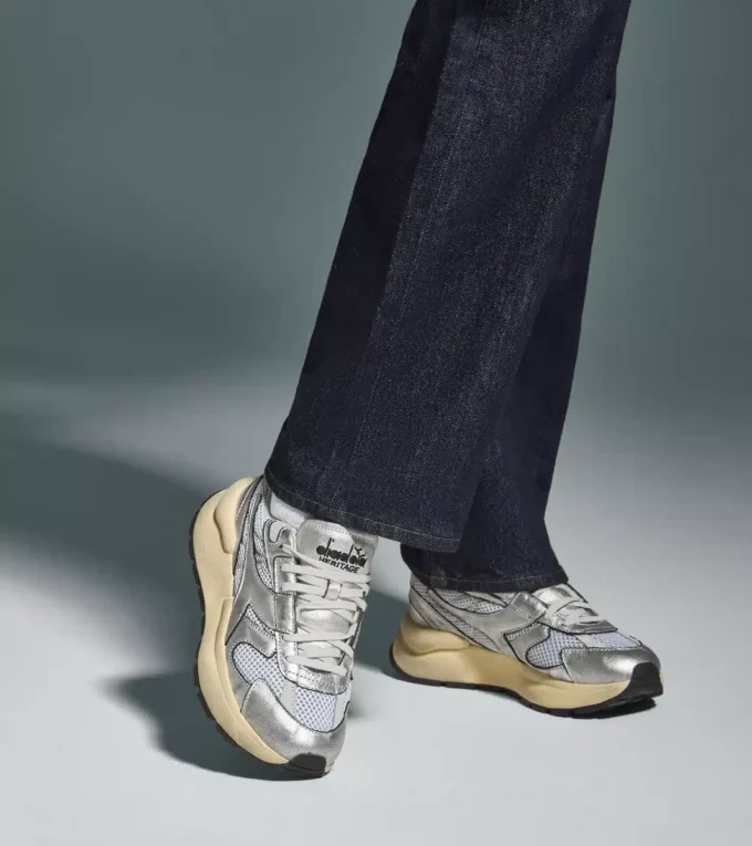 Mercury Elite Silver Used Wn Heritage sneaker en cuir Mercury Elite Silver Used Wn Heritage sneaker en cuir