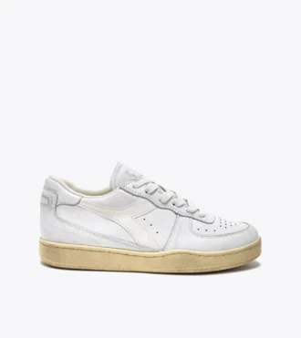 Mi Basket Low Used Heritage baskets en cuir