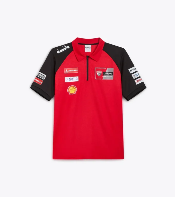 Polo Ducati Replica Mgp24 Polo Ducati 2024 MotoGP sportif Polo Ducati Replica Mgp24 Polo Ducati 2024 MotoGP sportif