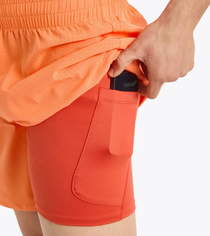 Short 2 en 1 5 » Run Crew Short de course 2 en 1 – Entraînement