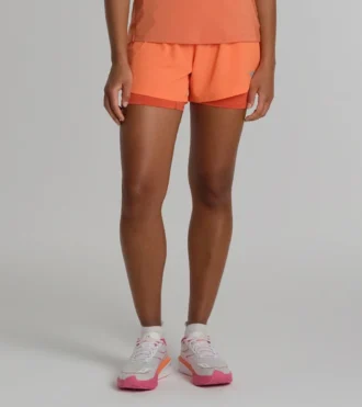 Short L. 2 en 1 5 Run Crew Short de course 2 en 1 – Entraînement