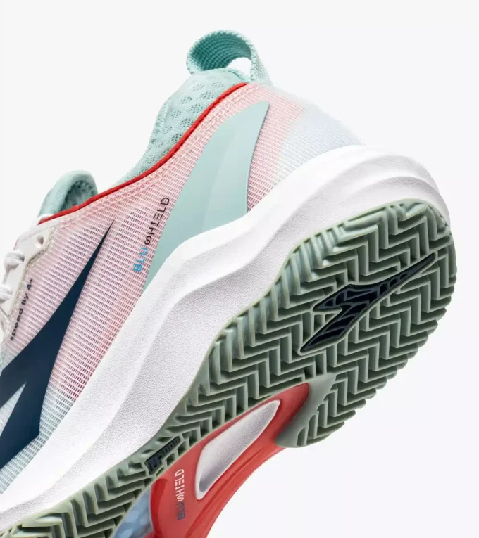 Speed Blushield Fly 4 + W Ag Chaussures de tennis pour surfaces dures ou terre battue