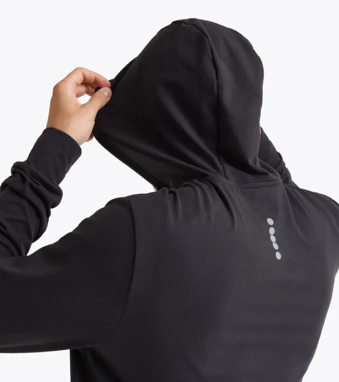 Sweat à capuche en jersey Run Crew Sweat à capuche en jersey pour après l&rsquo;entraînement