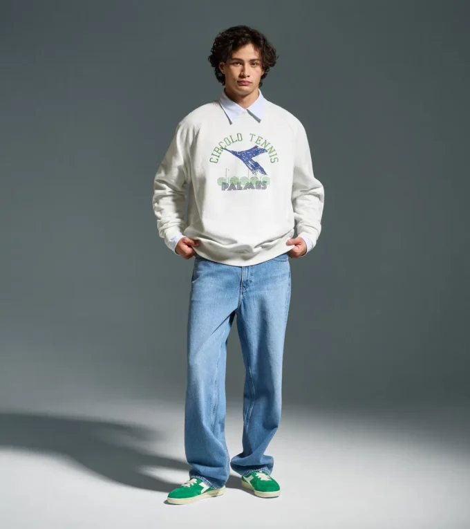 Sweat-shirt Crew Legacy Sweat-shirt Crew Legacy – Fabriqué en Italie