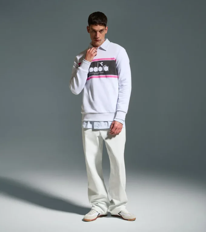 Sweat-shirt Crew Logo Sweat à col rond en coton