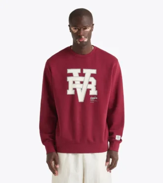 Sweat-shirt Crew Run Valley Sweat-shirt à col rond inspiré du style universitaire – Run Valley
