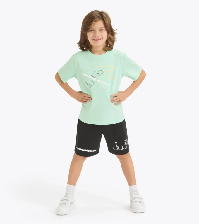 T-shirt Jb. Ss Graffiti Bl en coton – Garçon