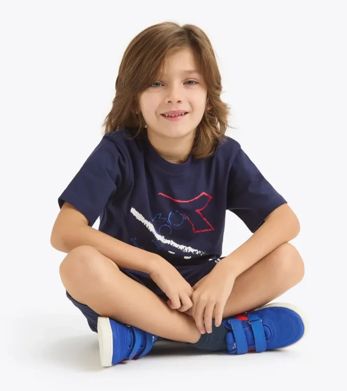 T-shirt Jb. Ss Graffiti Bl en coton – Garçon