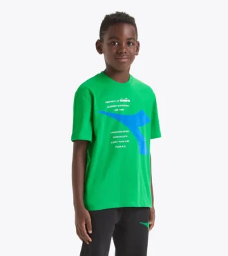 T-shirt Jb. T-Shirt Ss Fregio avec logo contrasté – Garçon