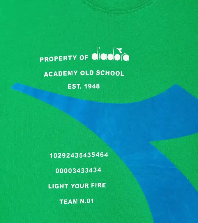 T-shirt Jb. T-Shirt Ss Fregio avec logo contrasté – Garçon