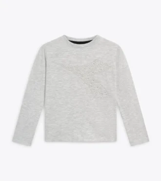 T-shirt Jg. T-Shirt Ss Rhinestone Td Sports – Fille