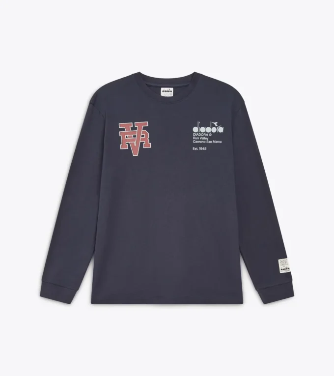 T-shirt Ls Run Valley T-shirt inspiré du style universitaire – Run Valley