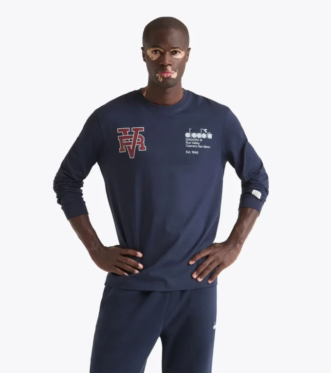 T-shirt Ls Run Valley T-shirt inspiré du style universitaire – Run Valley