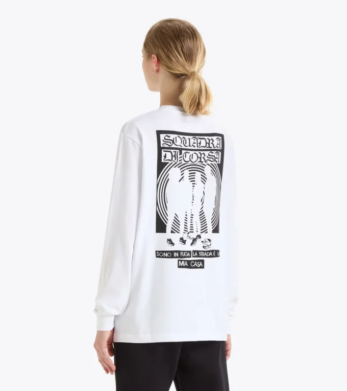 T-shirt Ls Squadra Di Corsa Squadra di Corsa T-shirt à manches longues – Coton recyclé – Unisexe