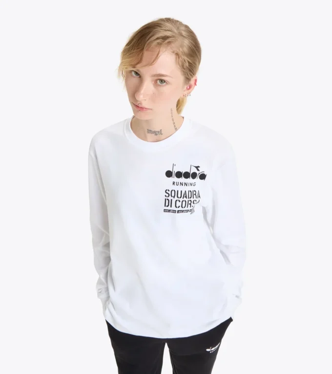 T-shirt Ls Squadra Di Corsa Squadra di Corsa T-shirt à manches longues – Coton recyclé – Unisexe