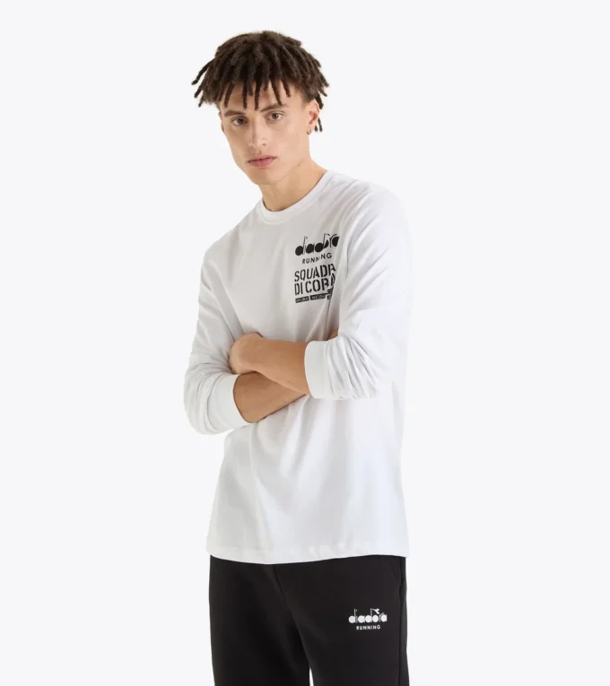 T-shirt Ls Squadra Di Corsa Squadra di Corsa T-shirt à manches longues – Coton recyclé – Unisexe