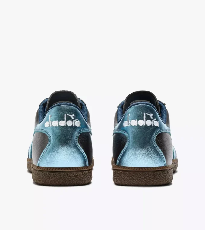 Trainer Metalized Baskets en cuir métallisé